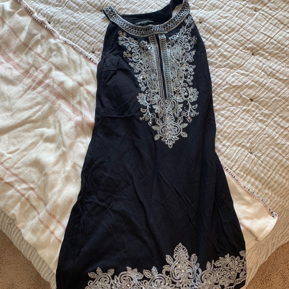 fancy black dress
